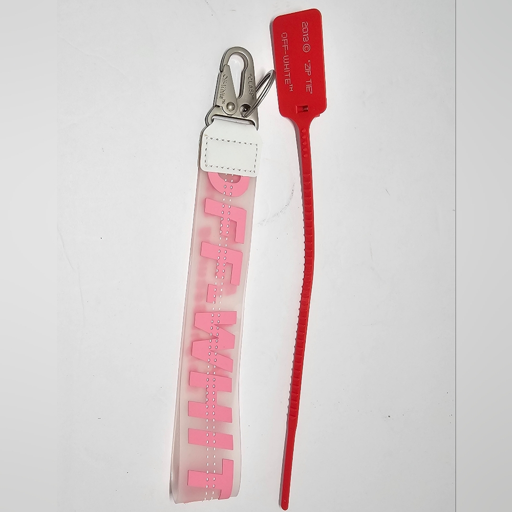 Off White Keychain Lanyard - Picture 2 of 4